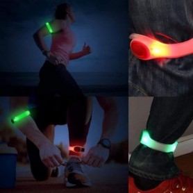 Bracelet de securité à LED jogging course velo poignet cheville GUIZMAX