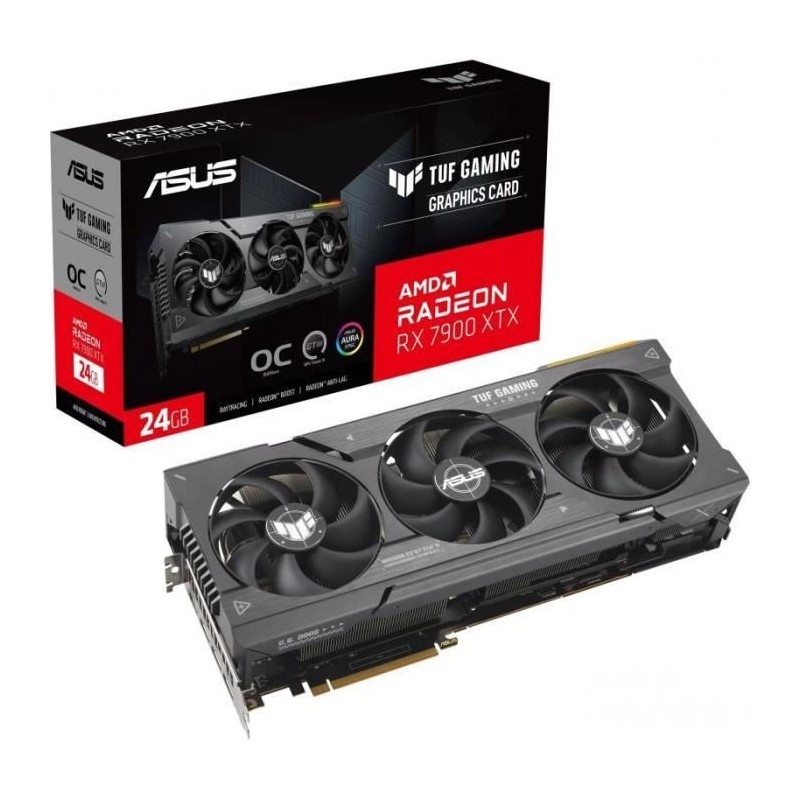 Asus TUF Gaming TUF-RX7900XTX-O24G-Gaming AMD Radeon RX 7900 XTX 24 Go GDDR6