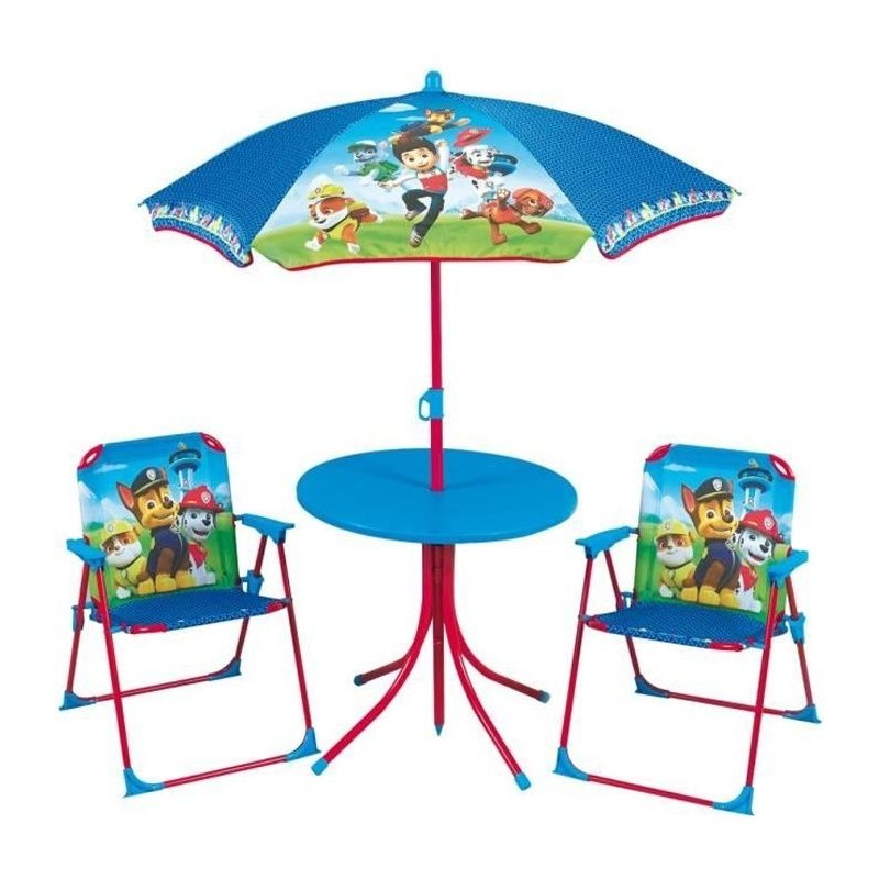 Ensemble Table + 2 Chaises Fun House Pat Patrol 46 x 46 cm 39 x 39 x 53 cm