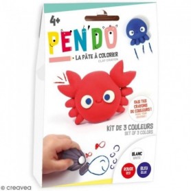 Kit créatif crayons à modeler Pen'Do - Animaux aquatiques - 3 pcs