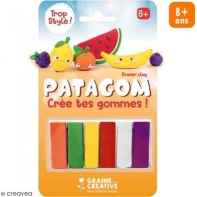 Set Patagom Graine Créative - Fruits - 6 pains