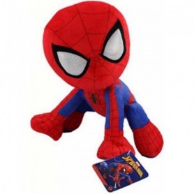 Grande peluche Spiderman 33 cm accroupie GUIZMAX
