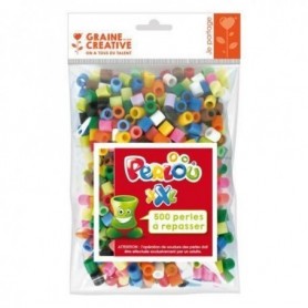 Perles à repasser multicolores 1 cm