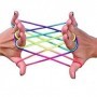 Pack 2 orde à Doigts Rainbow Rope Jeu de Doigts Jouet | Fingertwist Rainbow