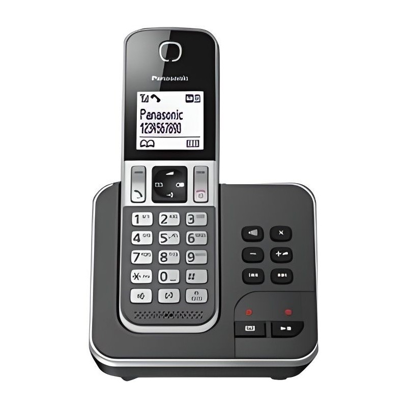 Téléphone Sans Fil Panasonic KX-TGD320FRG Blanc Noir Gris