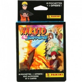 Booster boxes-Carte Panini - Naruto Shippuden - Blister 10 1 Pochettes