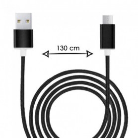 Câble Micro USB pour Ulefone Power 3L   Câble USB Tressé Nylon 1,3 Mètre