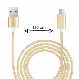 Câble Micro USB pour Doogee X80 Câble USB Tressé Nylon 1,3 Mètre Câble