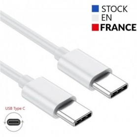 Câble USB Type C vers Type C - 1 Mètre pour Samsung Galaxy M52 5G Charge