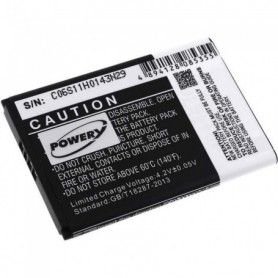 Batterie pour Alcatel type CAB23V0000C1 3,7V 1750mAh-6,5Wh Li-Ion Noir
