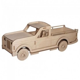Kit maquette 3D en bois FSC Grand camion 51 x 18 x 20 cm