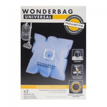 3 sacs aspirateurs universels - Wonderbag WB403120