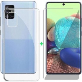 Coque Pour Samsung Galaxy A51 5G Transparente + Verre trempé Protection