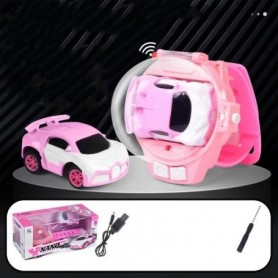 ROSE -Jouet de montre-voiture télécommandé, jouet de voiture illuminé