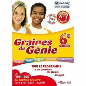 GRAINES DE GENIE 6E (11-12 ans) 2009 / Jeu PC DVD