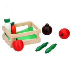 Cagette en bois jouet dinette fruit legume cuisine enfant 2 GUIZMAX
