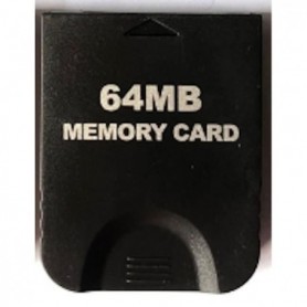 Carte mémoire Wii / GameCube de marque générique - couleur blanche ou