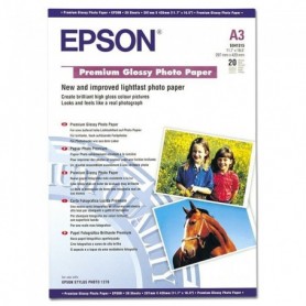 EPSON Papier photo brillant S041315 - 255g/m2 - A3 - 20 feuilles