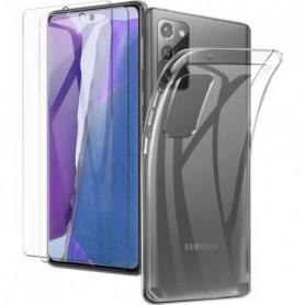 2 Pièces Verre Trempé+1 Coque pour Samsung Galaxy Note 20,avec Revêtement