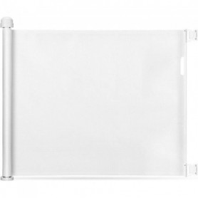 LEXLIFE Barrière de sécurité rétractable enfant 86 x 140 cm - Blanc