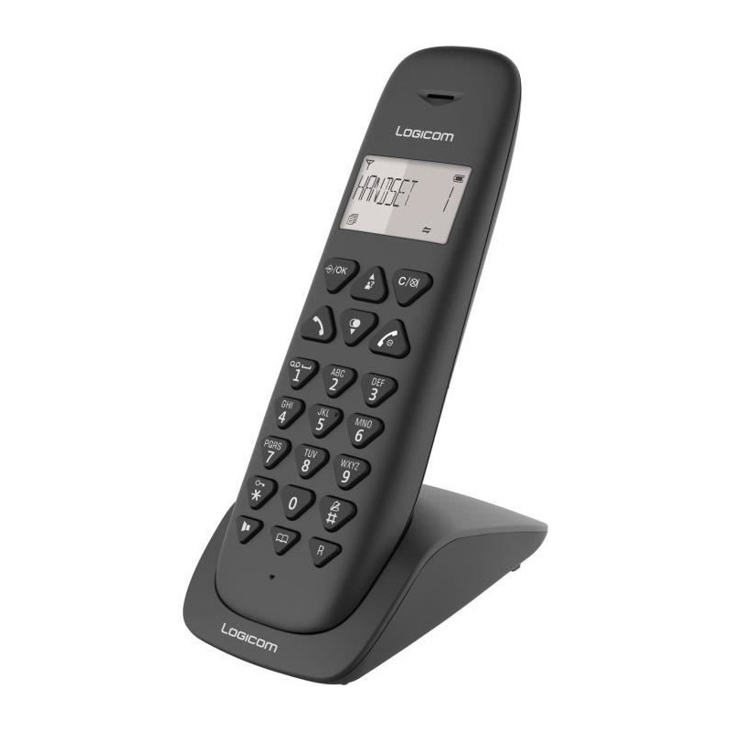 Logicom Double téléphones sans fil VEGA 255T Noir avec répondeur