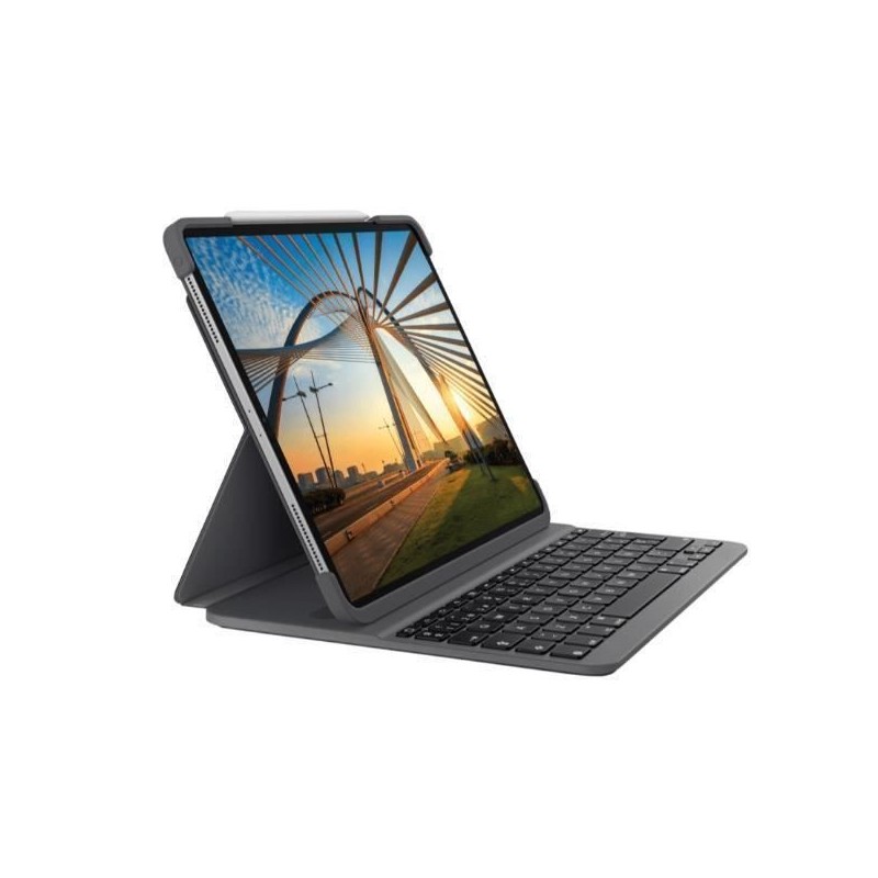 Logitech Slim Folio Pro Graphite Bluetooth Qwerty Espagnole