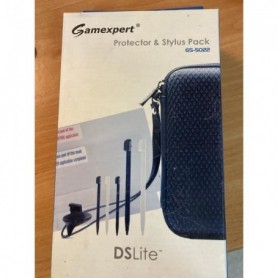 Pack pour console Dslite  pochette noir + Stylets + ecran protection