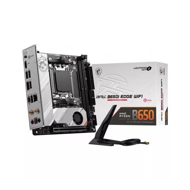 MSI MPG B650I EDGE WIFI carte mère AMD B650 Emplacement AM5 mini ATX