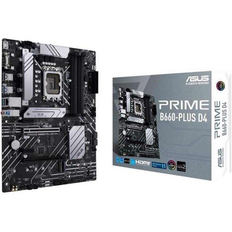 Asus PRIME B660-PLUS D4 Intel B660 LGA 1700 ATX