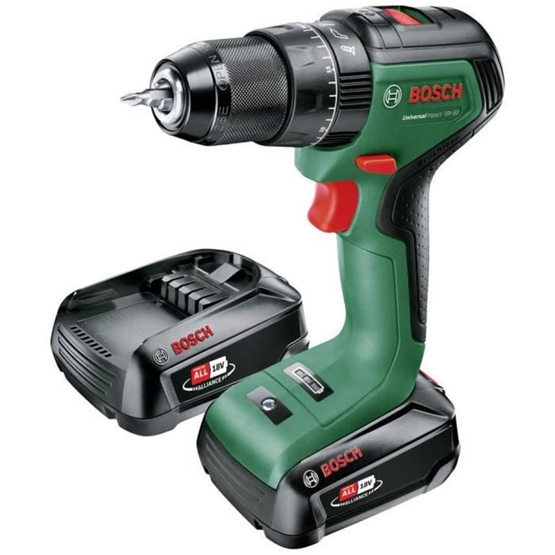 Bosch Universal Impact 18V-60 1900 tr/min Sans clé 1,3 kg Vert