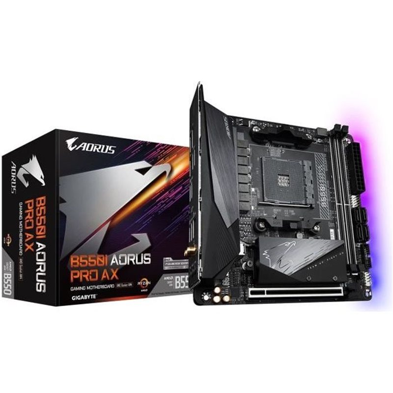 Gigabyte B550I AORUS PRO AX AMD B550 Emplacement AM4 mini ITX