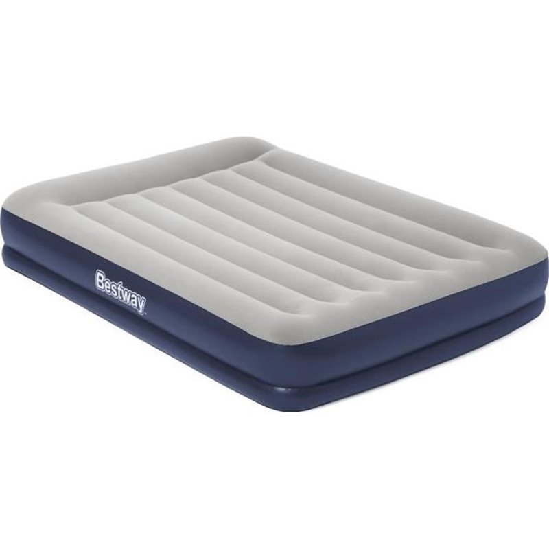 Bestway Matelas gonflable Tritech 2 places avec pompe électrique intégrée 2,03 m x 1,52 m x 36 cm