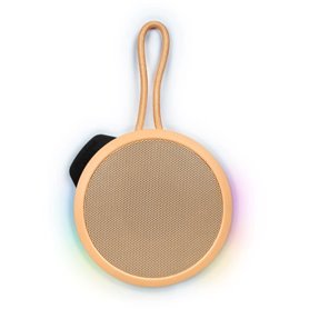 BIGBEN Party - Enceinte Bluetooth ronde avec dragonne et effets lumine