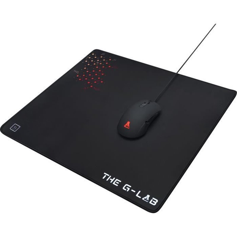 Tapis Gaming The G-Lab PAD CAESIUM 45 x 40 cm Noir