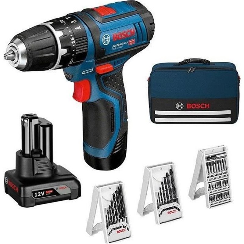 Bosch GSB 12V-15 Professional 1300 tr/min