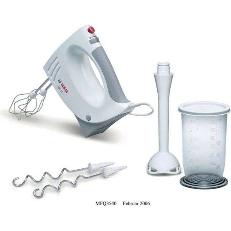 Bosch MFQ3540 mixeur Batteur à main 450 W Gris, Blanc