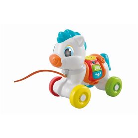 Clementoni - Mon poney a tirer - Boutons interactifs