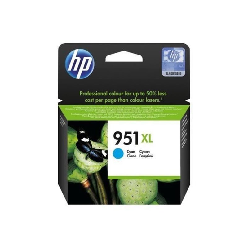 HP 951XL cartouche d'encre cyan grande capacité authentique