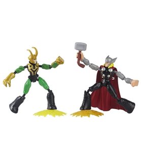 MARVEL AVENGERS - Bend and Flex - Figurines flexibles Thor Vs. Loki de