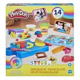 Play-Doh Kit du petit chef cuisinier. pâte a modeler. 14 accessoires d