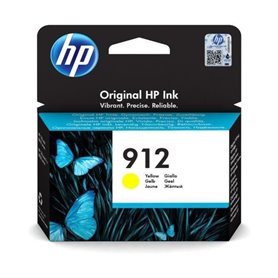 HP 912 Cartouche d'encre jaune authentique (3YL79AE) pour HP OfficeJet