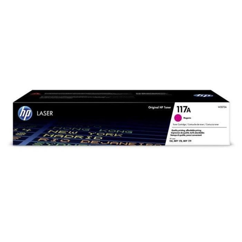 HP Cartouche de toner laser authentique 117A, magenta