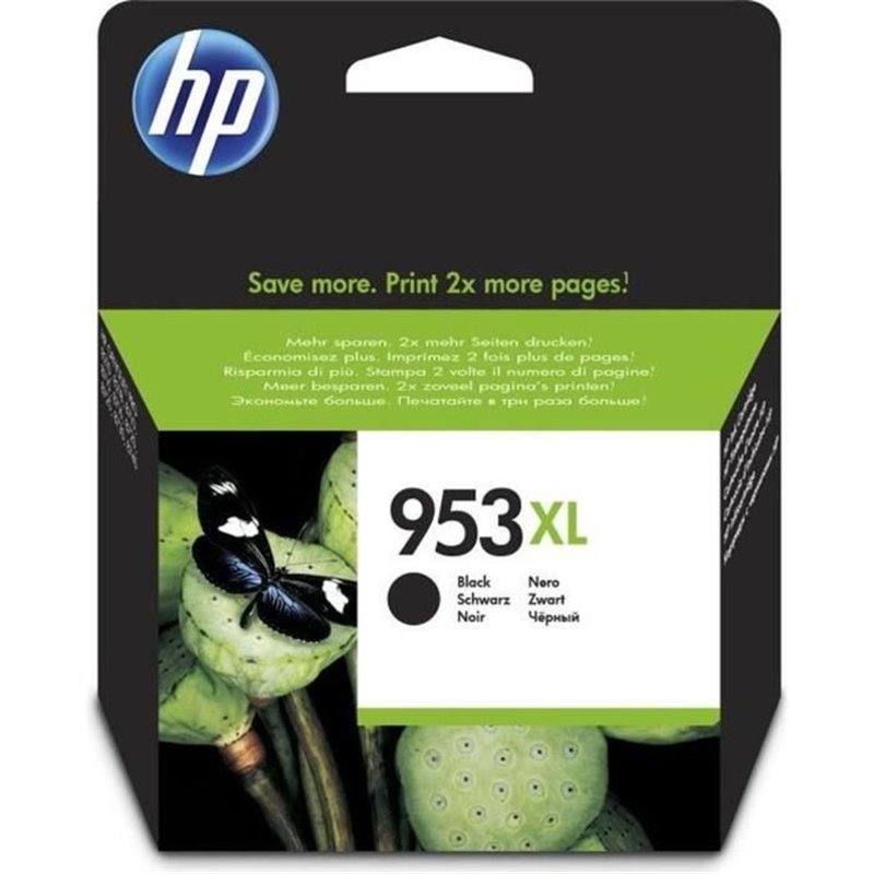 HP 953XL Cartouche d'encre noire grande capacité authentique