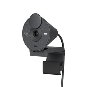 Logitech Brio 300 Webcam Full HD avec confidentialité. micro a réducti