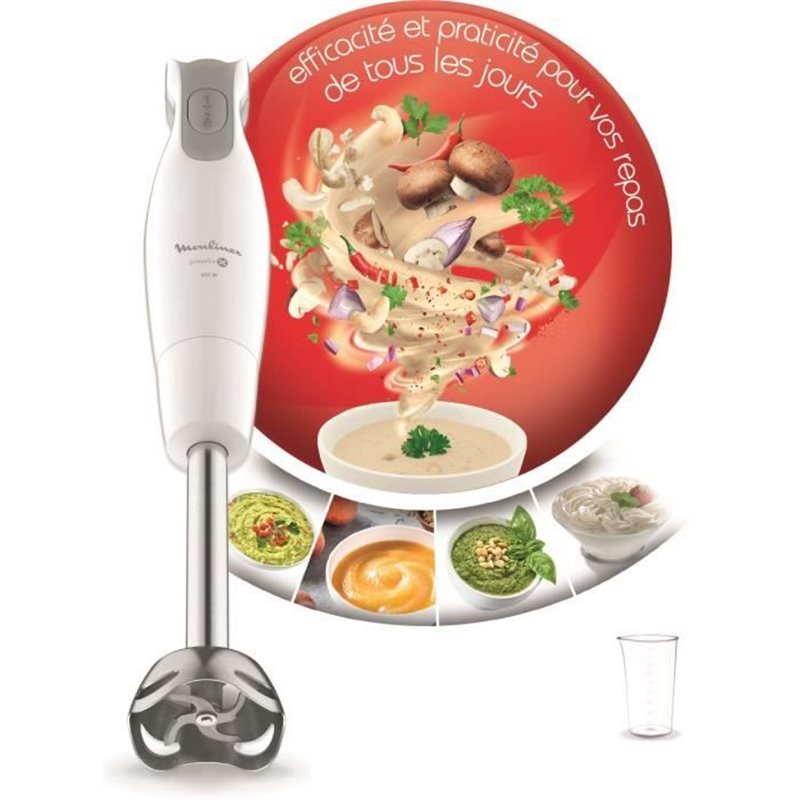 Image secondaire de Moulinex DD551110 blender 0,8 L Mixeur de cuisine 600 W Blanc