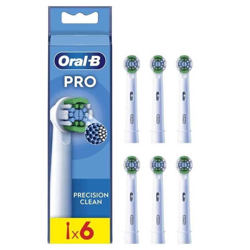 Oral-B Precision Clean Pro 6 pièce(s) Blanc