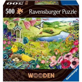 Puzzle en bois - Rectangulaire - 500 pcs - Jardin de la nature - Adult