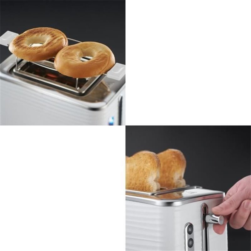 Image secondaire de Grille-Pain Russel Hobbs 000247342000 Blanc 1050 W 1050W