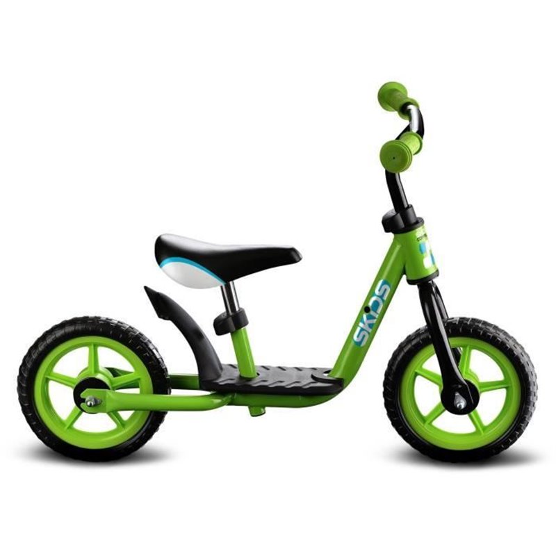 Image secondaire de Vélo pour Enfants Skids Control Vert Acier Repose-pied