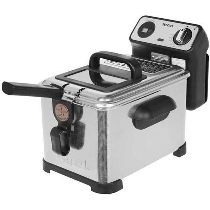 Tefal Filtra Pro FR5111 friteuse Unique Autonome 2400 W Noir, Acier inoxydable